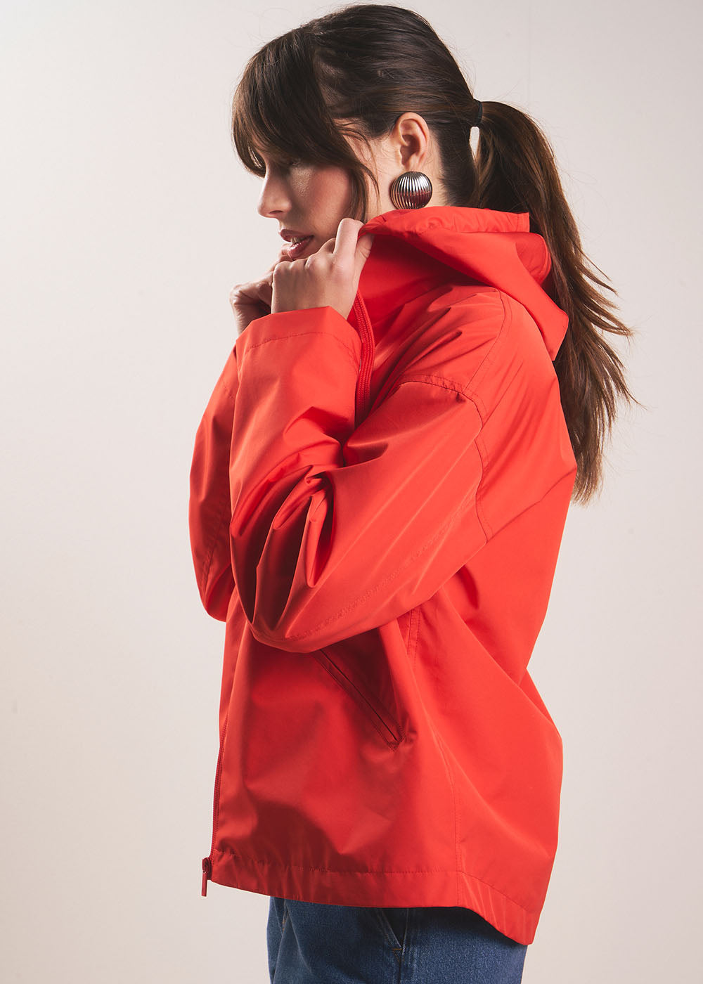 Water-repellent raincoat with hood - Sud Express - 4 - Sud Express