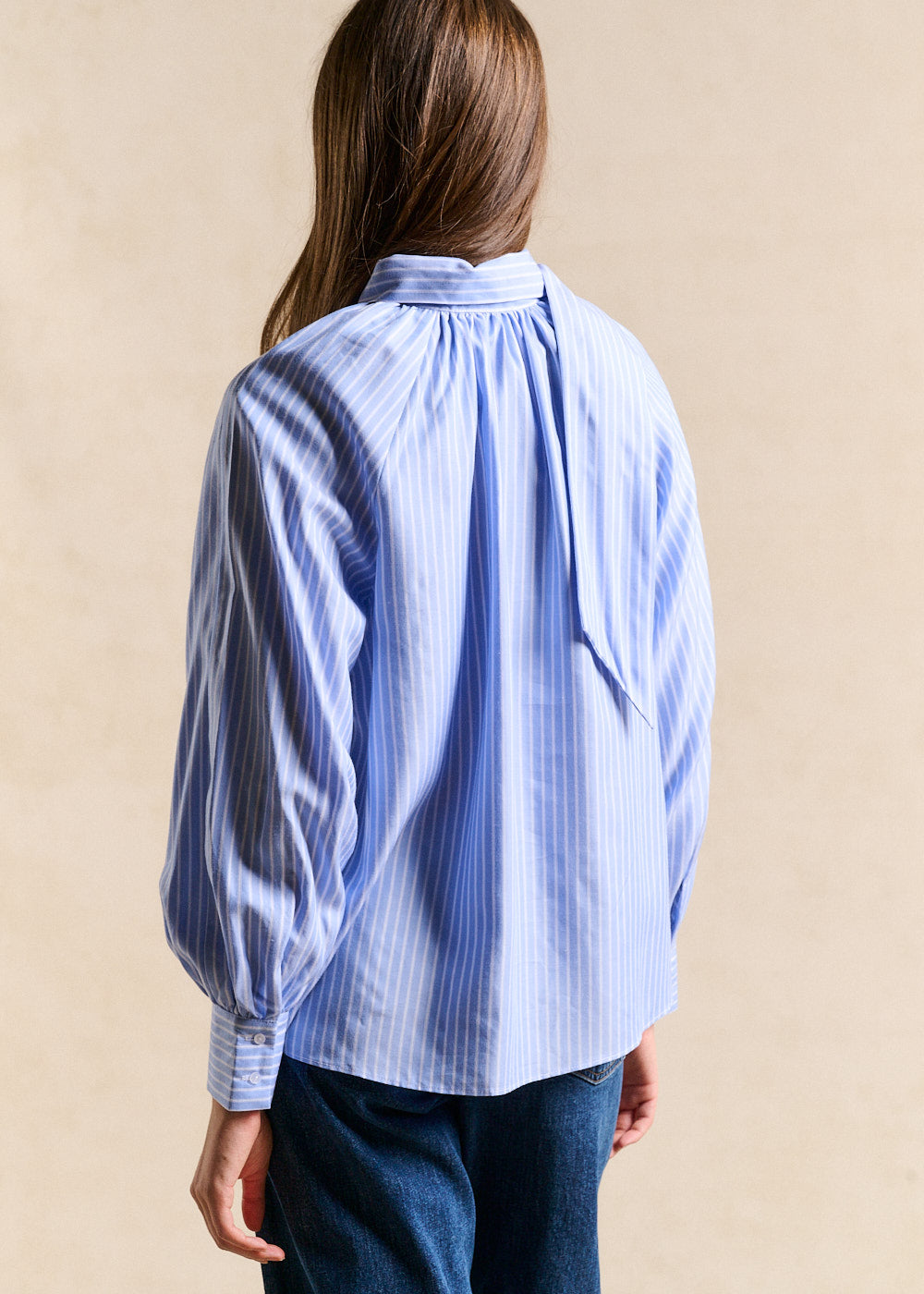 CARMELINA Victorian-style tie-neck shirt - 3 - Sud Express - Sud Express
