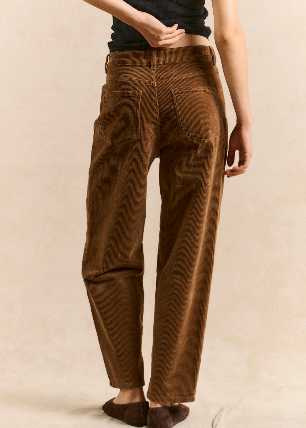 BILLYNI Balloon-cut velvet pants - 3 - Sud Express - Sud Express
