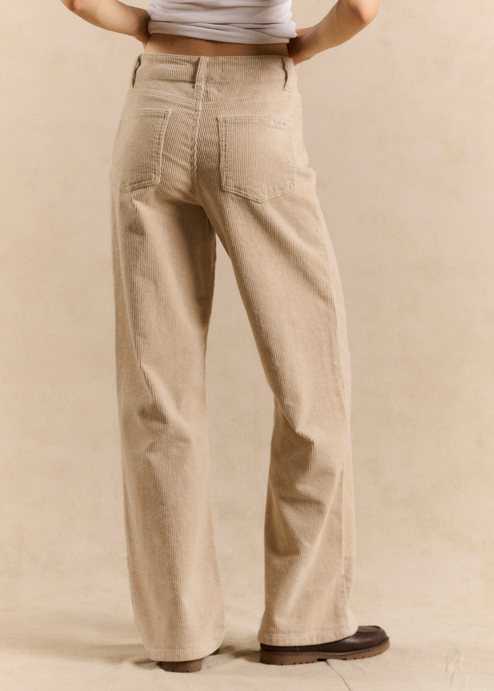 Wide leg velvet pants - Sud Express - 3 - Sud Express