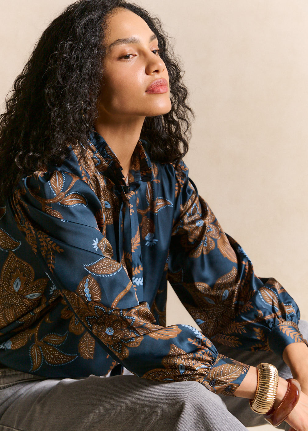 CAKURA Victorian collar blouse - 1 - Sud Express - Sud Express