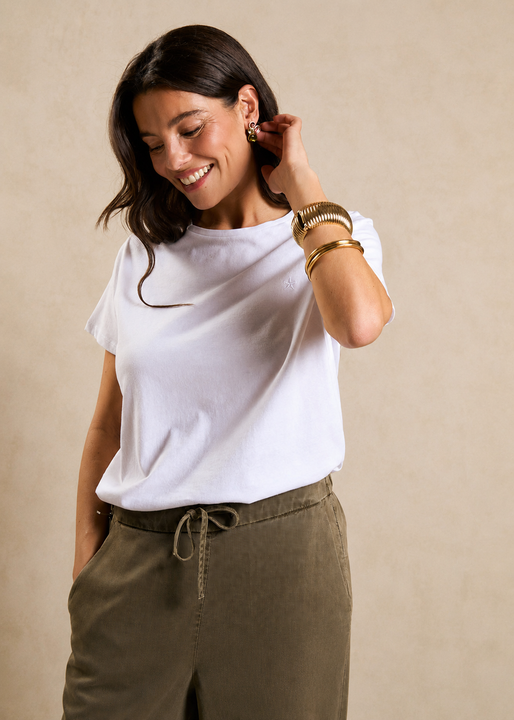 TIFY Boat-neck T-shirt - 1 - Sud Express - Sud Express