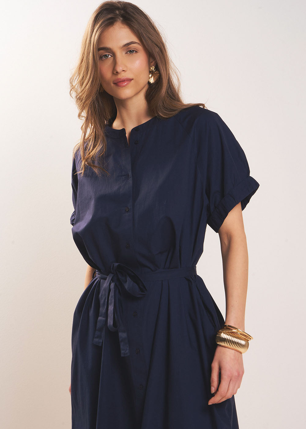 Structured midi dress - Sud Express - 5 - Sud Express