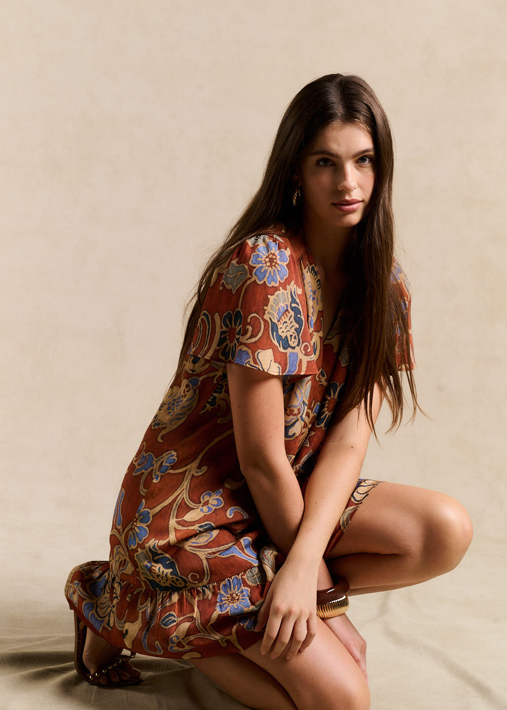 Short Printed Dress - Sud Express - 4 - Sud Express