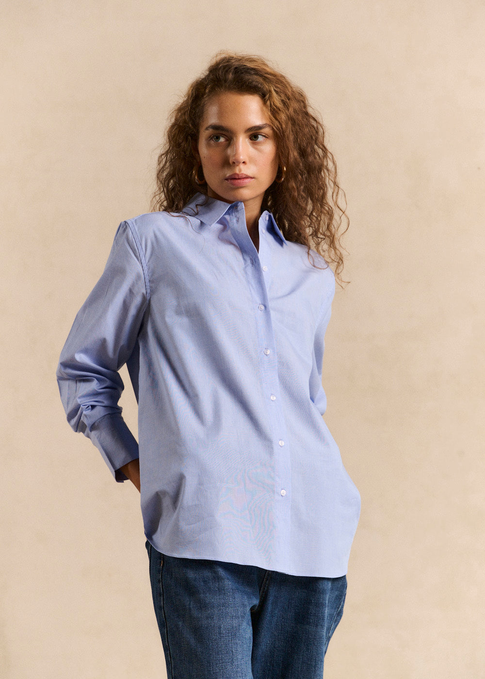 CEOMIA Oxford cotton shirt - 1 - Sud Express - Sud Express