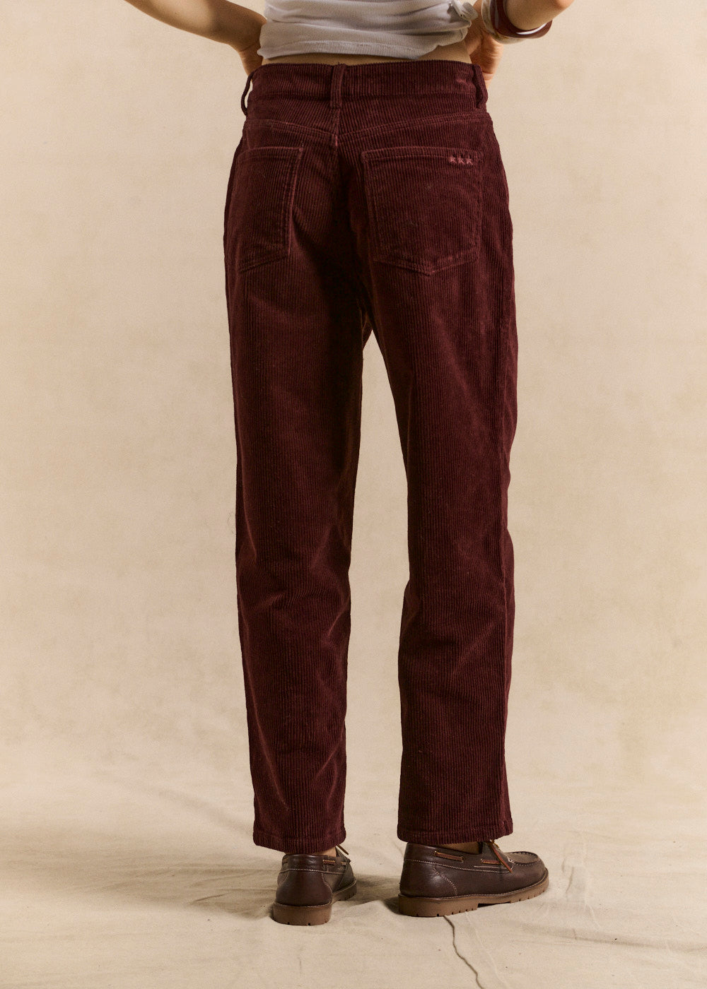 BILLYNI Balloon-cut velvet pants - 3 - Sud Express - Sud Express