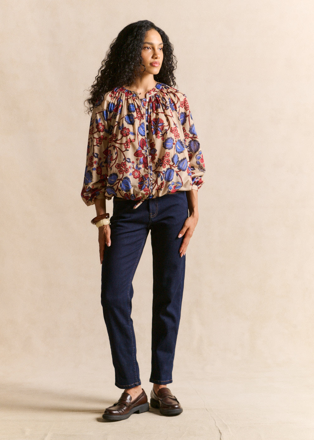 Floral print shirt relaxed fit - Sud Express - 7 - Sud Express