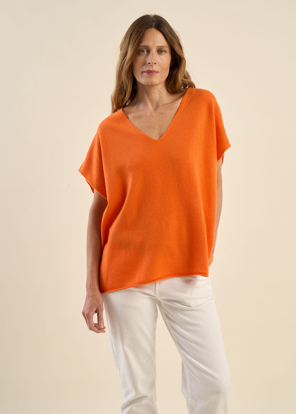 Pull manches courtes en cachemire - Sud Express - 5 - Sud Express
