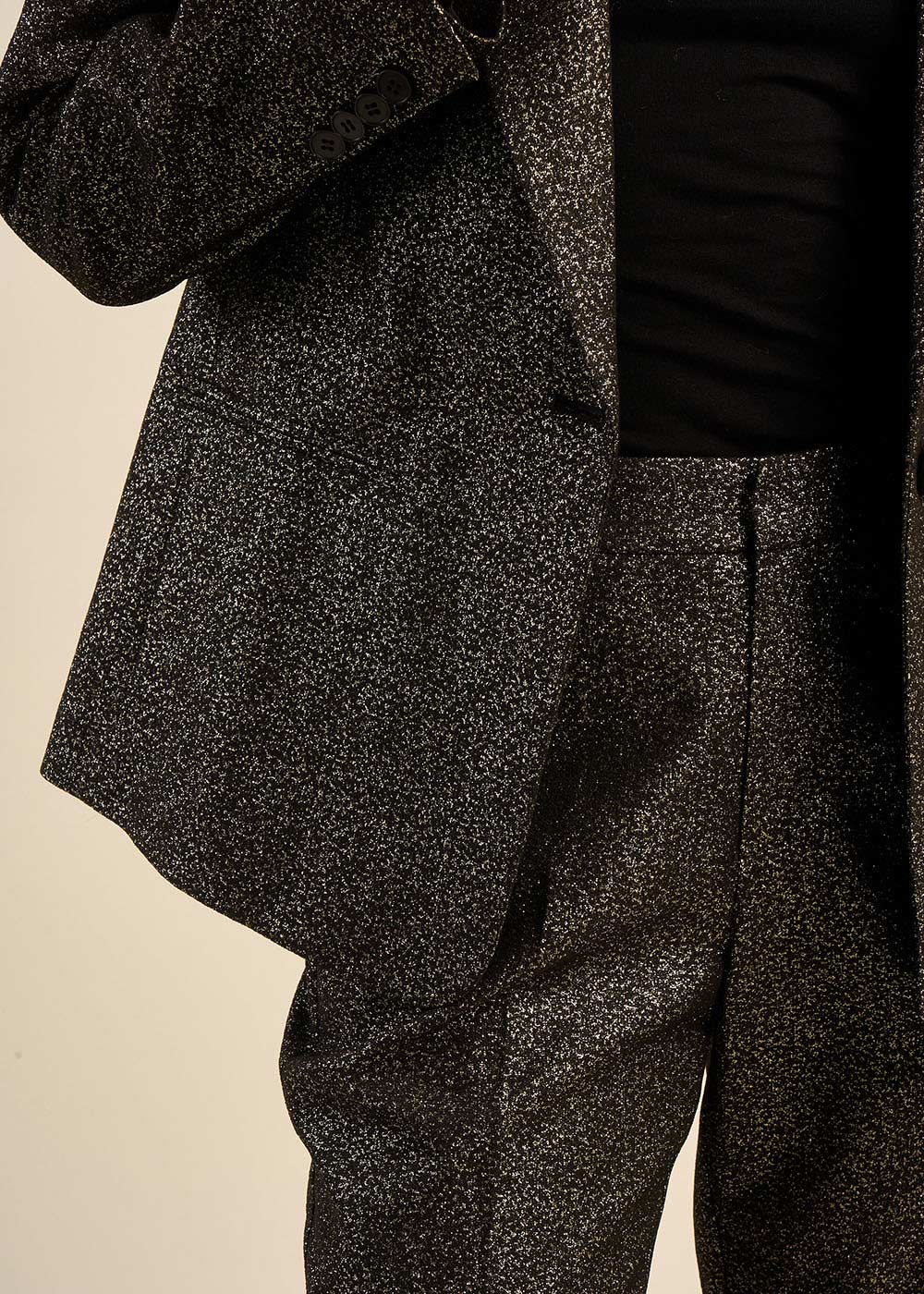 Speckled jacquard suit jacket - Sud Express - 4 - Sud Express