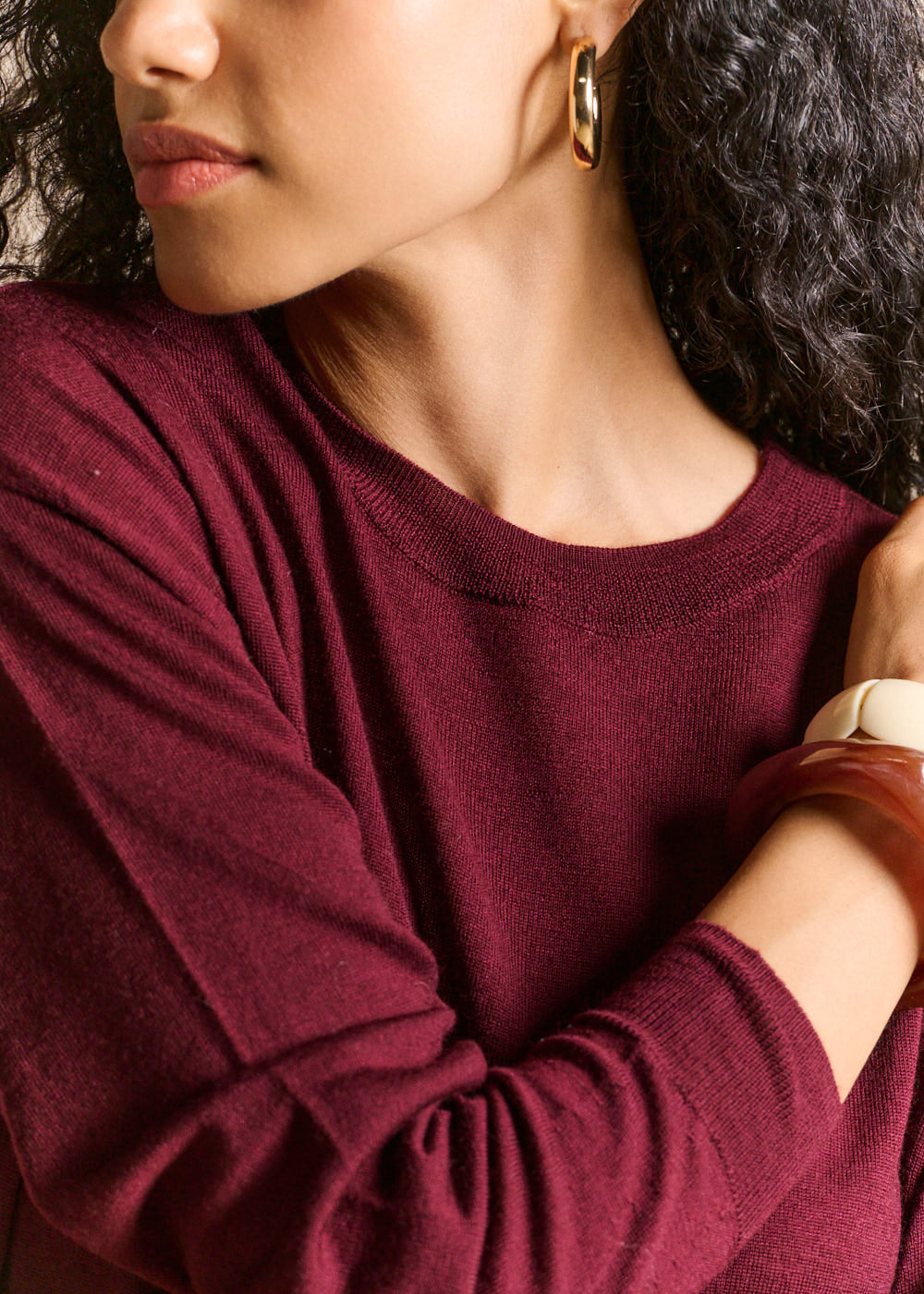 Wool round-neck sweater - Sud Express - 2 - Sud Express