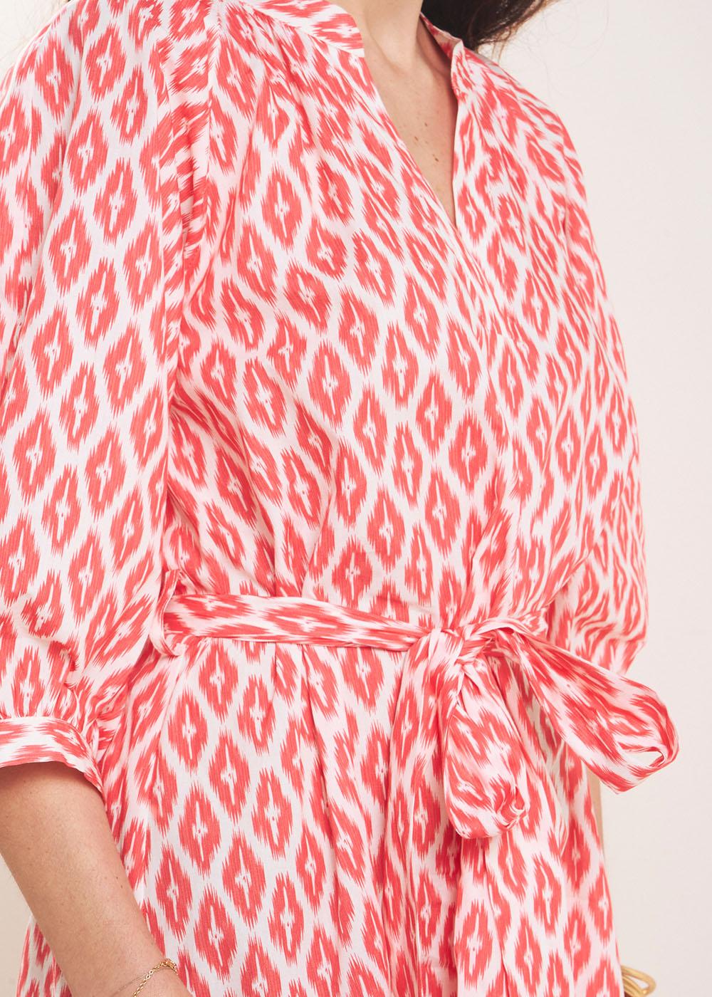 Printed short dress - Sud Express - 5 - Sud Express