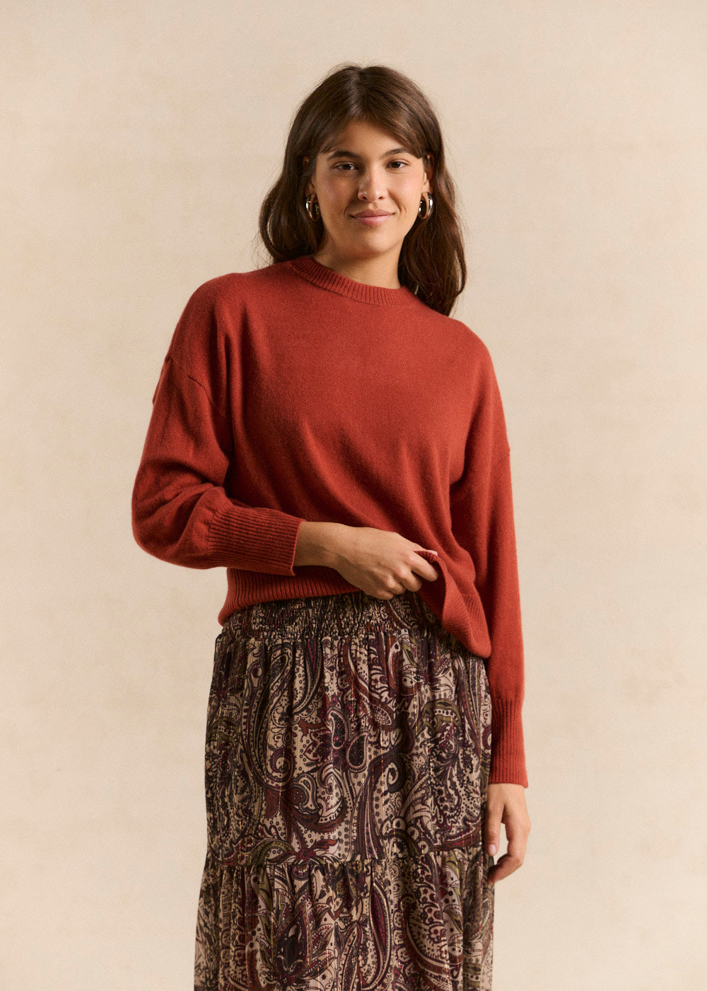 Cropped cashmere sweater  - Sud Express - 4 - Sud Express