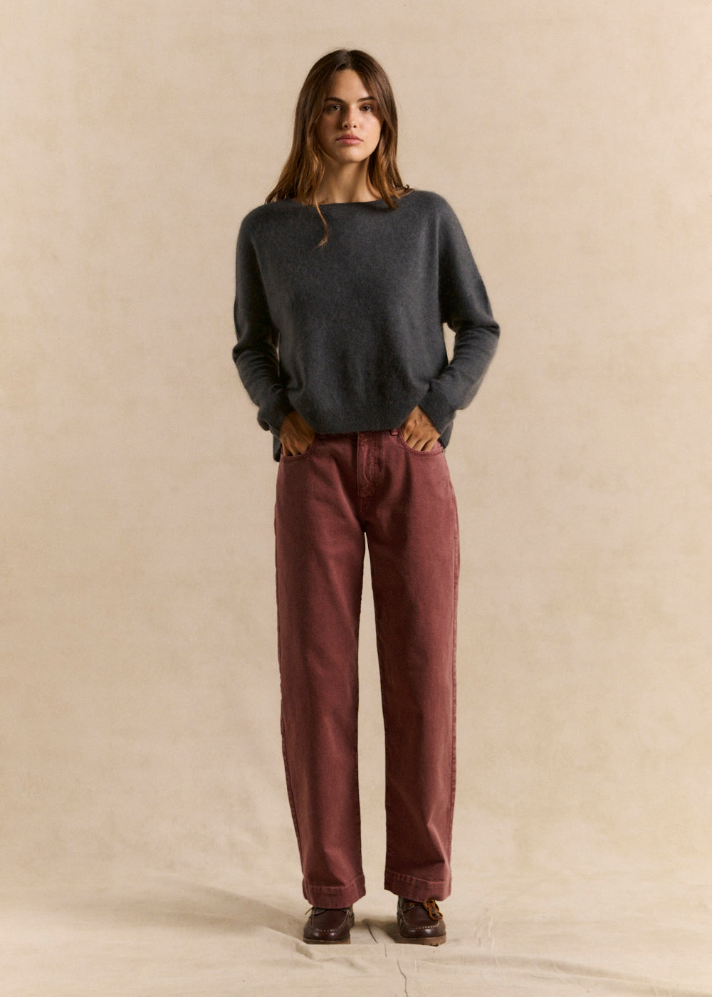 Straight-leg boyfriend jeans - Sud Express - 5 - Sud Express