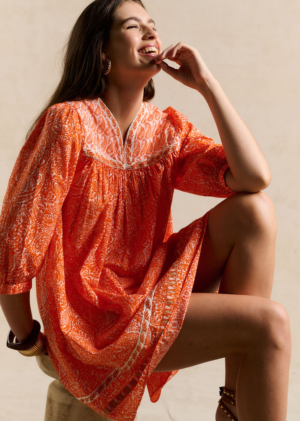 Short Printed Dress - Sud Express - 2 - Sud Express