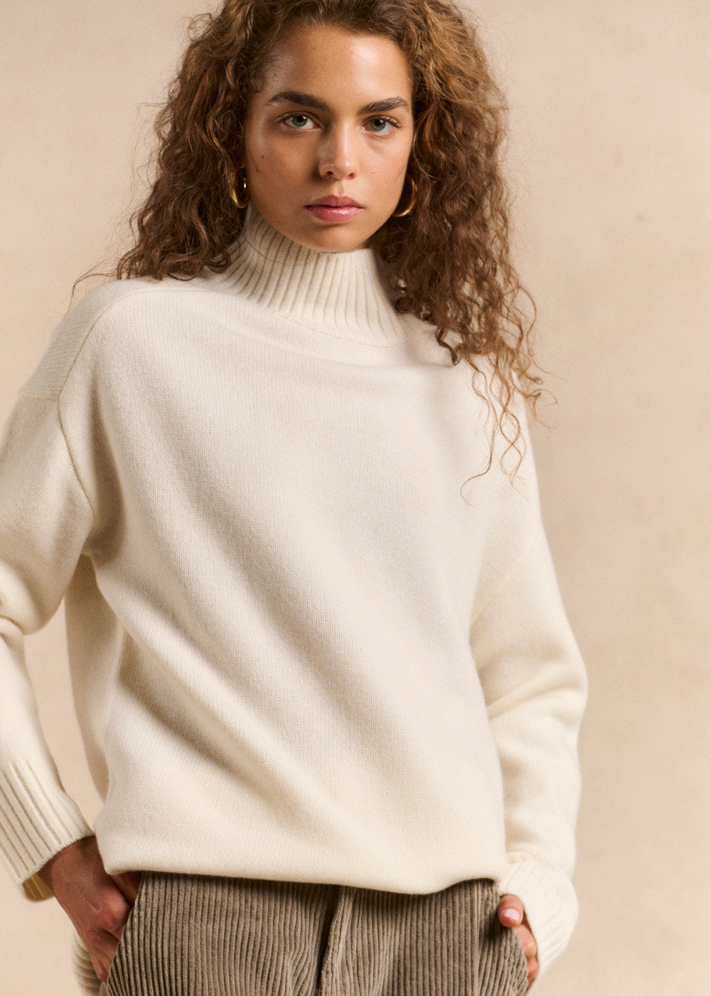 High-necked woollen jumper - Sud Express - 1 - Sud Express