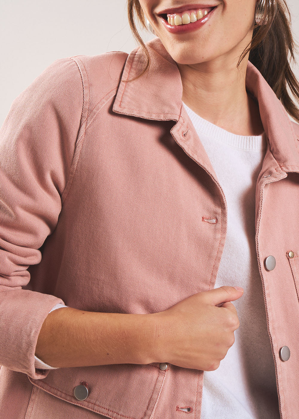 Long cotton jacket with quilted lining - Sud Express - 2 - Sud Express