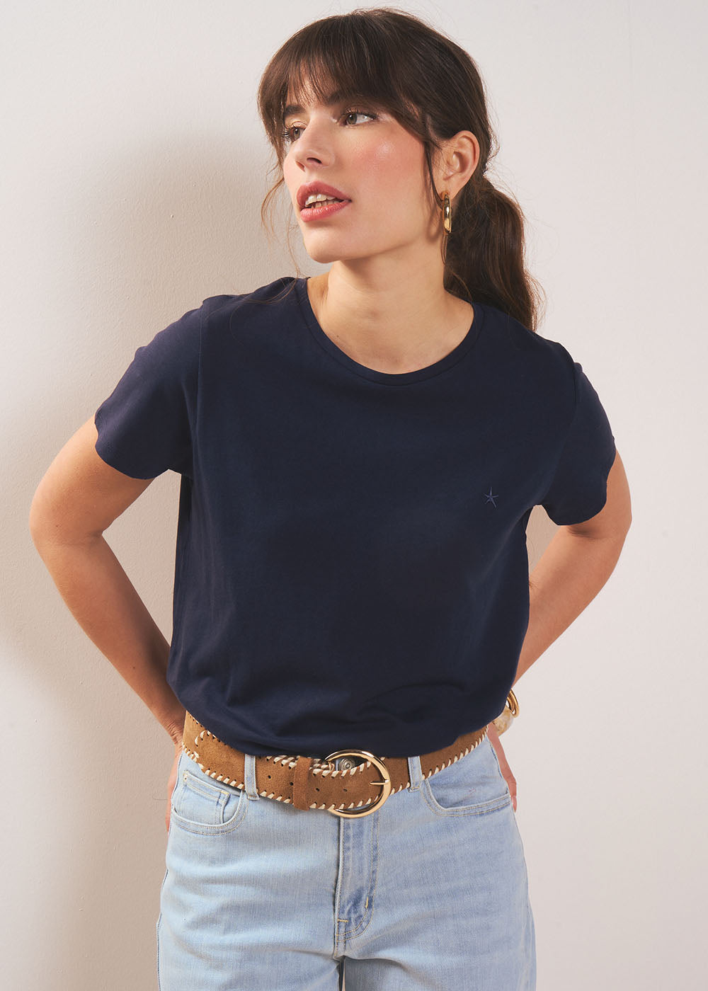Boat-neck T-shirt - Sud Express - 5 - Sud Express