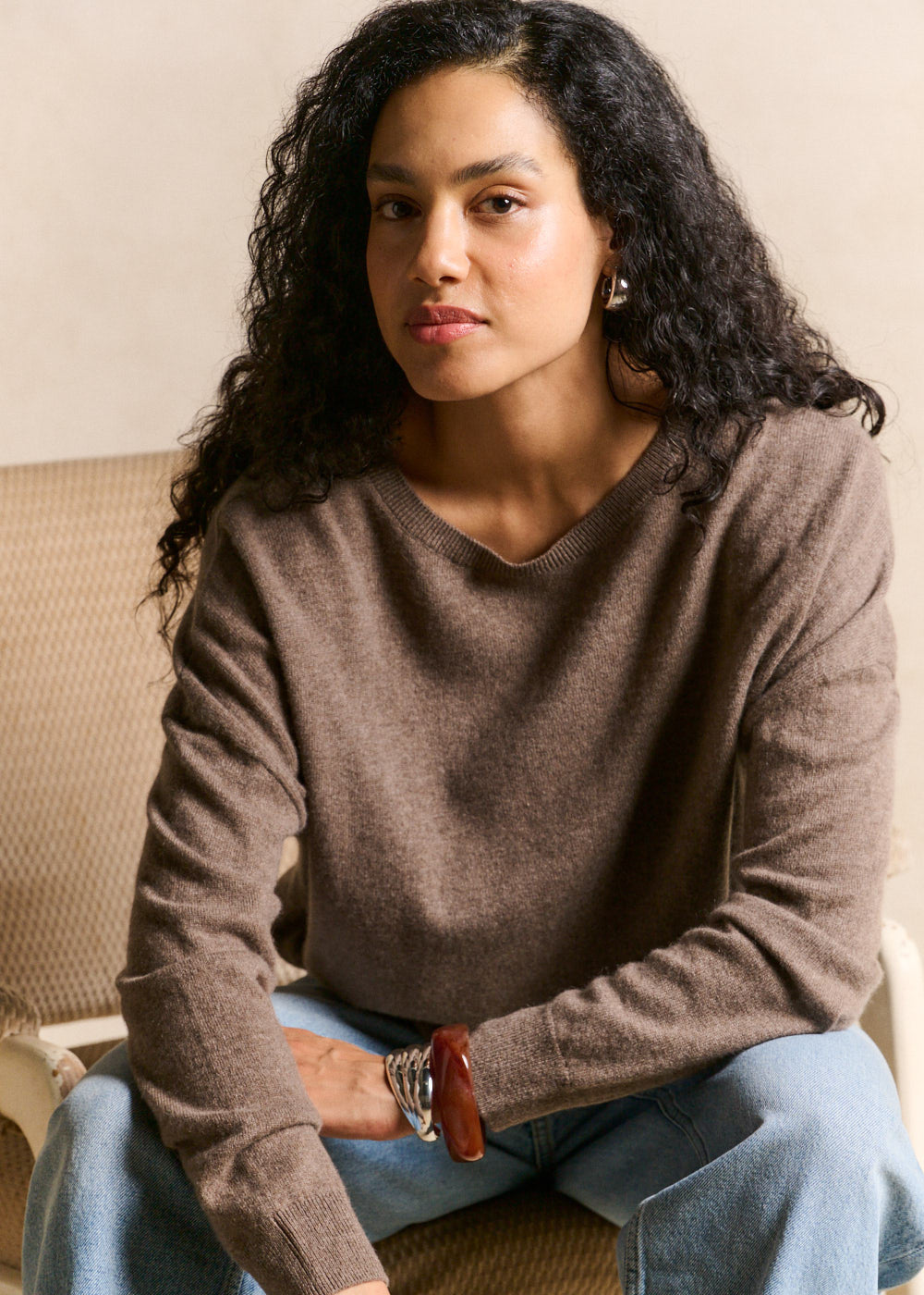 100% cashmere sweater - Sud Express - 2 - Sud Express