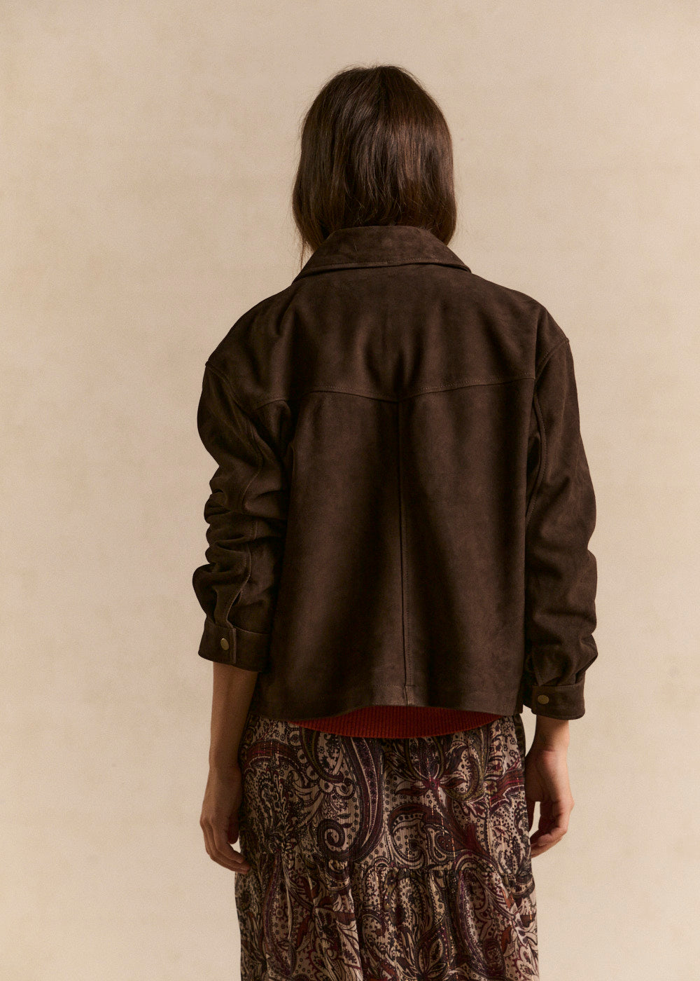 Oversized suede jacket - Sud Express - 3 - Sud Express