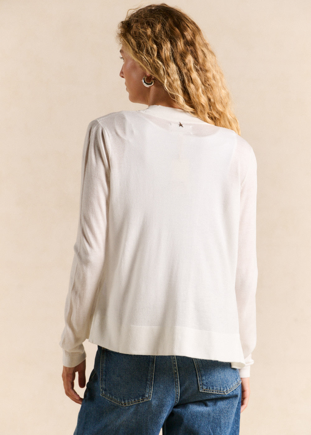 Long-sleeved cardigan without buttons - Sud Express - 3 - Sud Express