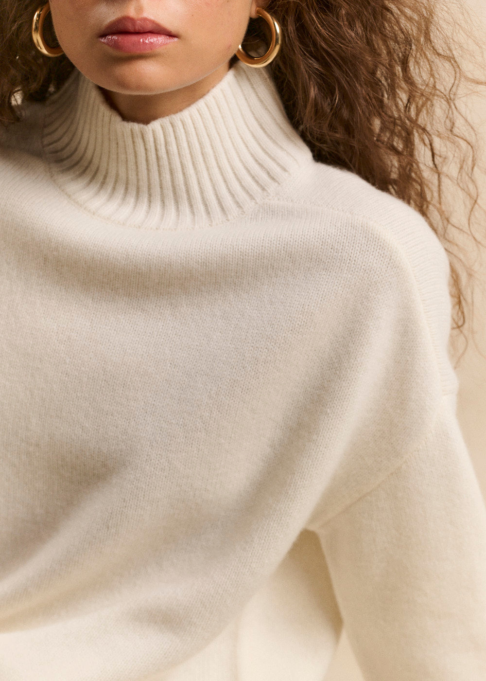 High-necked woollen jumper - Sud Express - 2 - Sud Express