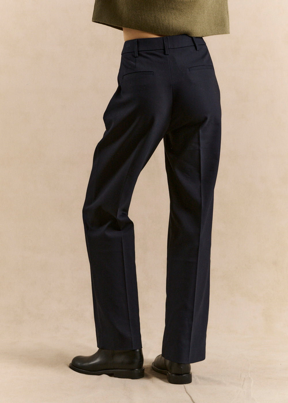Straight-leg tailored trousers - Sud Express - 3 - Sud Express