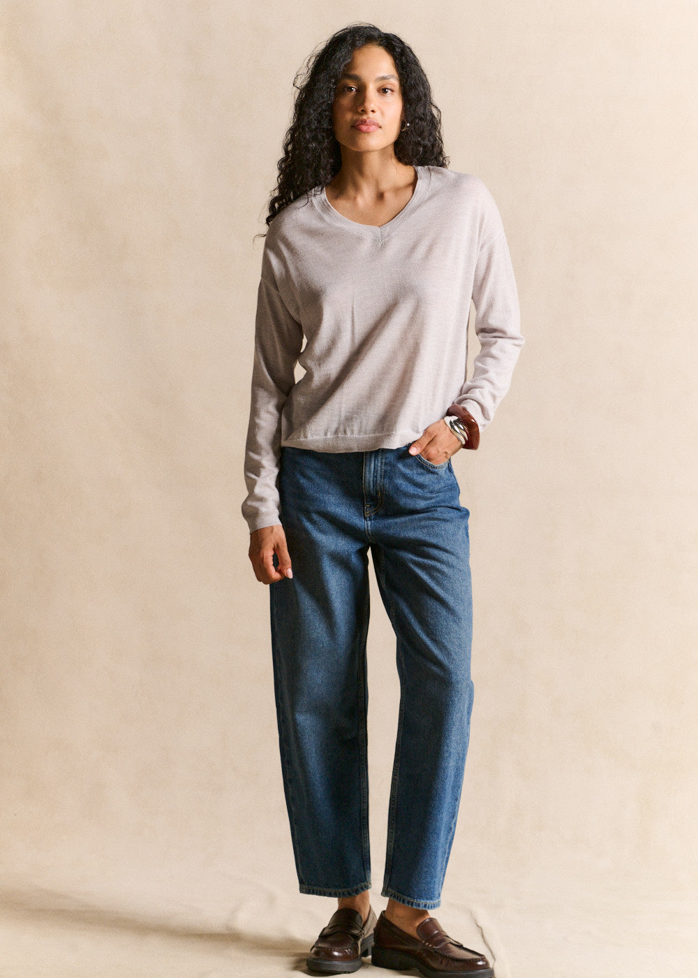 Barrel-cut jeans - Sud Express - 5 - Sud Express