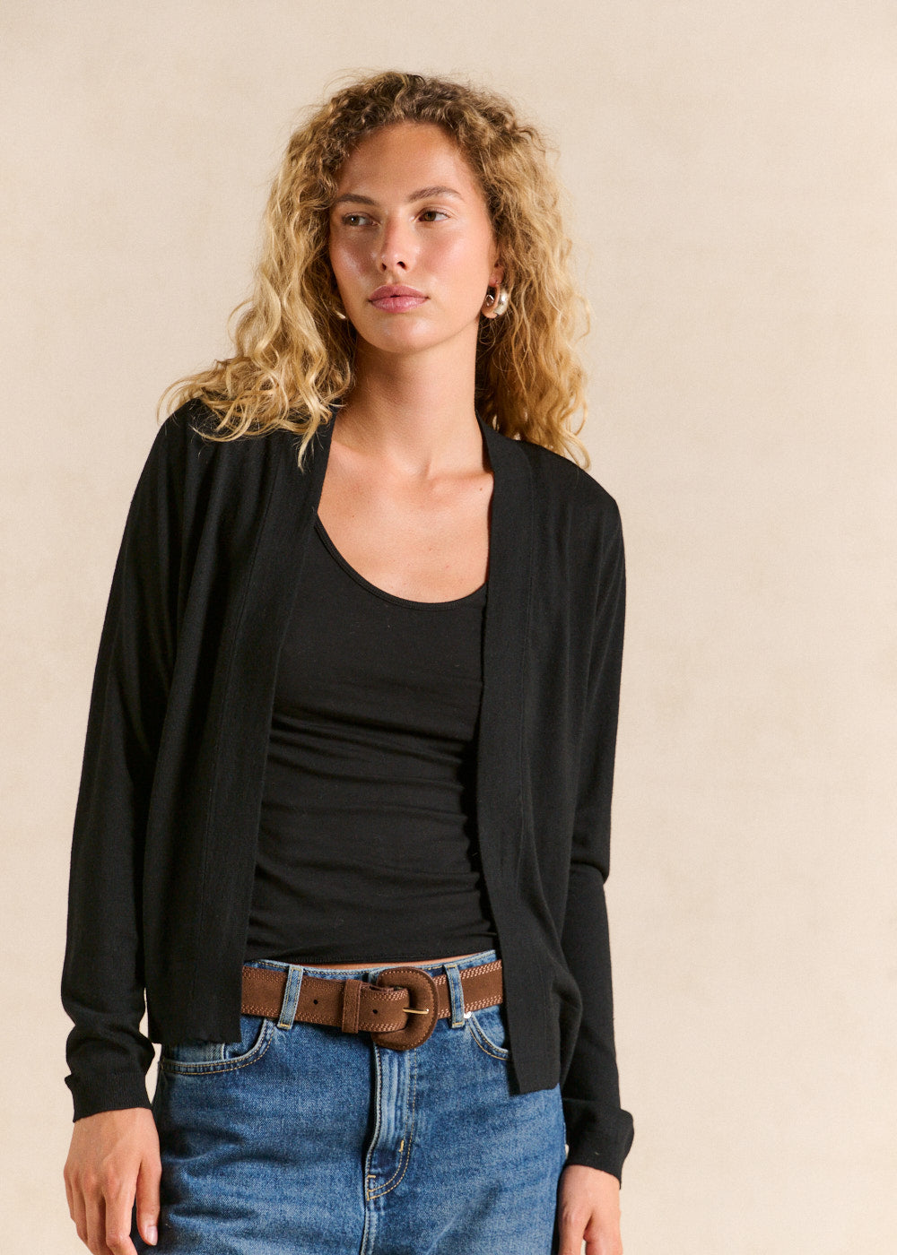 Long-sleeved cardigan without buttons - Sud Express - 5 - Sud Express