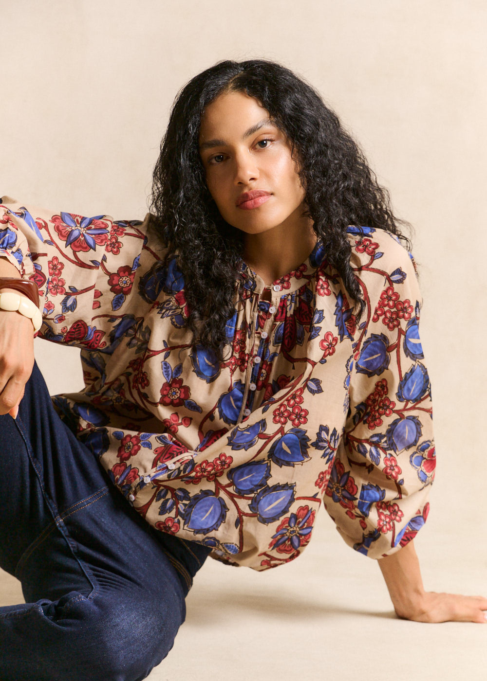 CEVA Floral print shirt relaxed fit - 1 - Sud Express - Sud Express