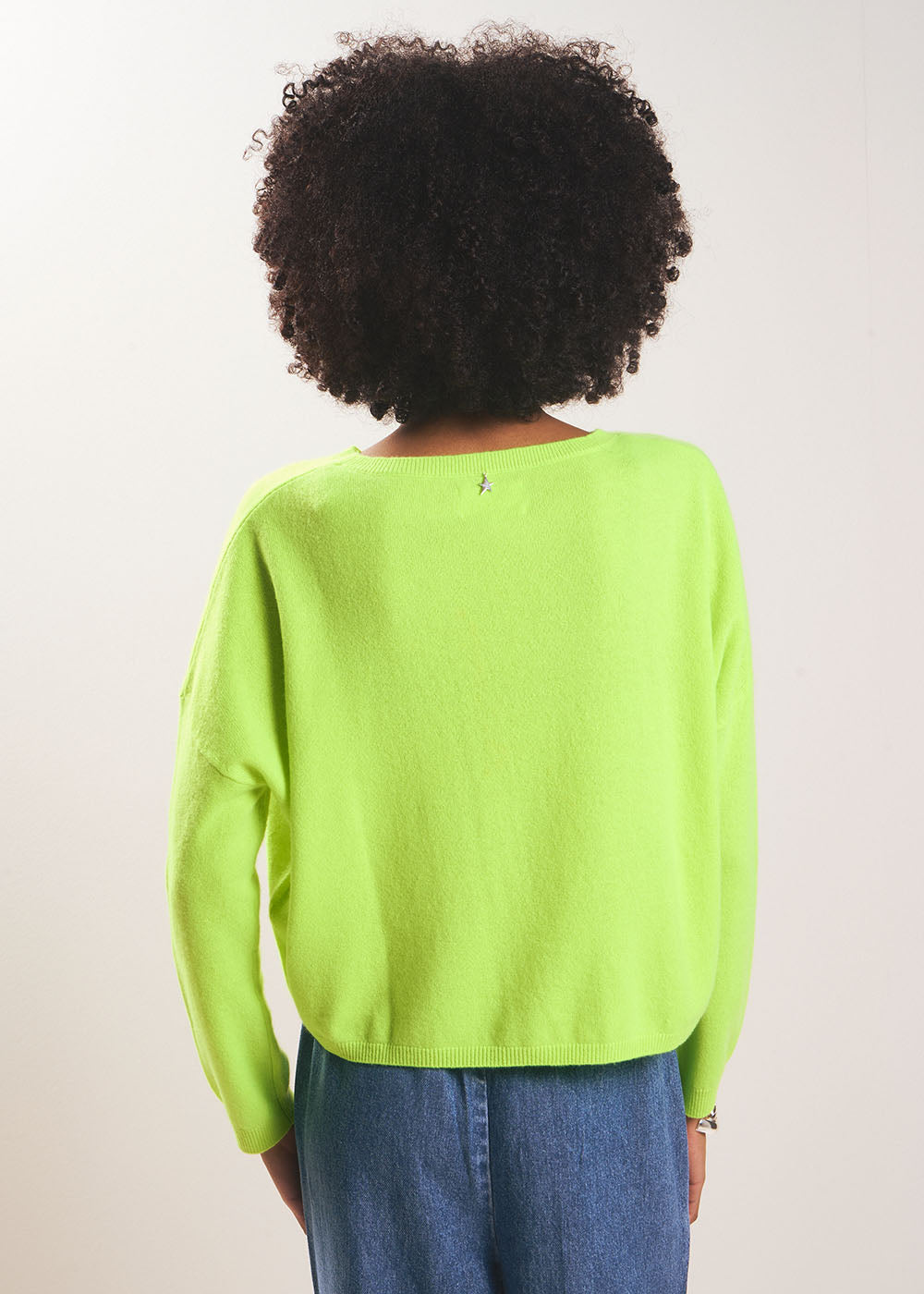 100% cashmere boat-neck jumper - Sud Express - 3 - Sud Express