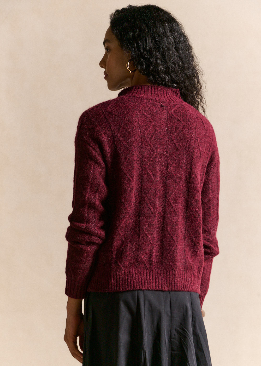 Herringbone-knit waistcoat - Sud Express - 3 - Sud Express