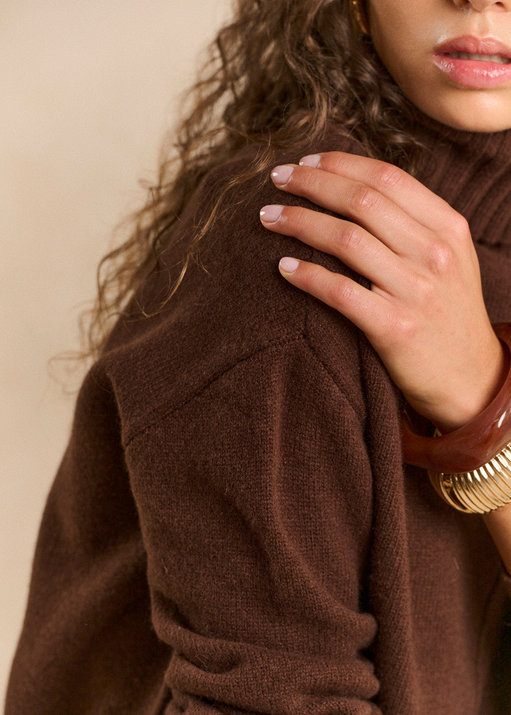 Loose turtleneck wool sweater - Sud Express - 5 - Sud Express