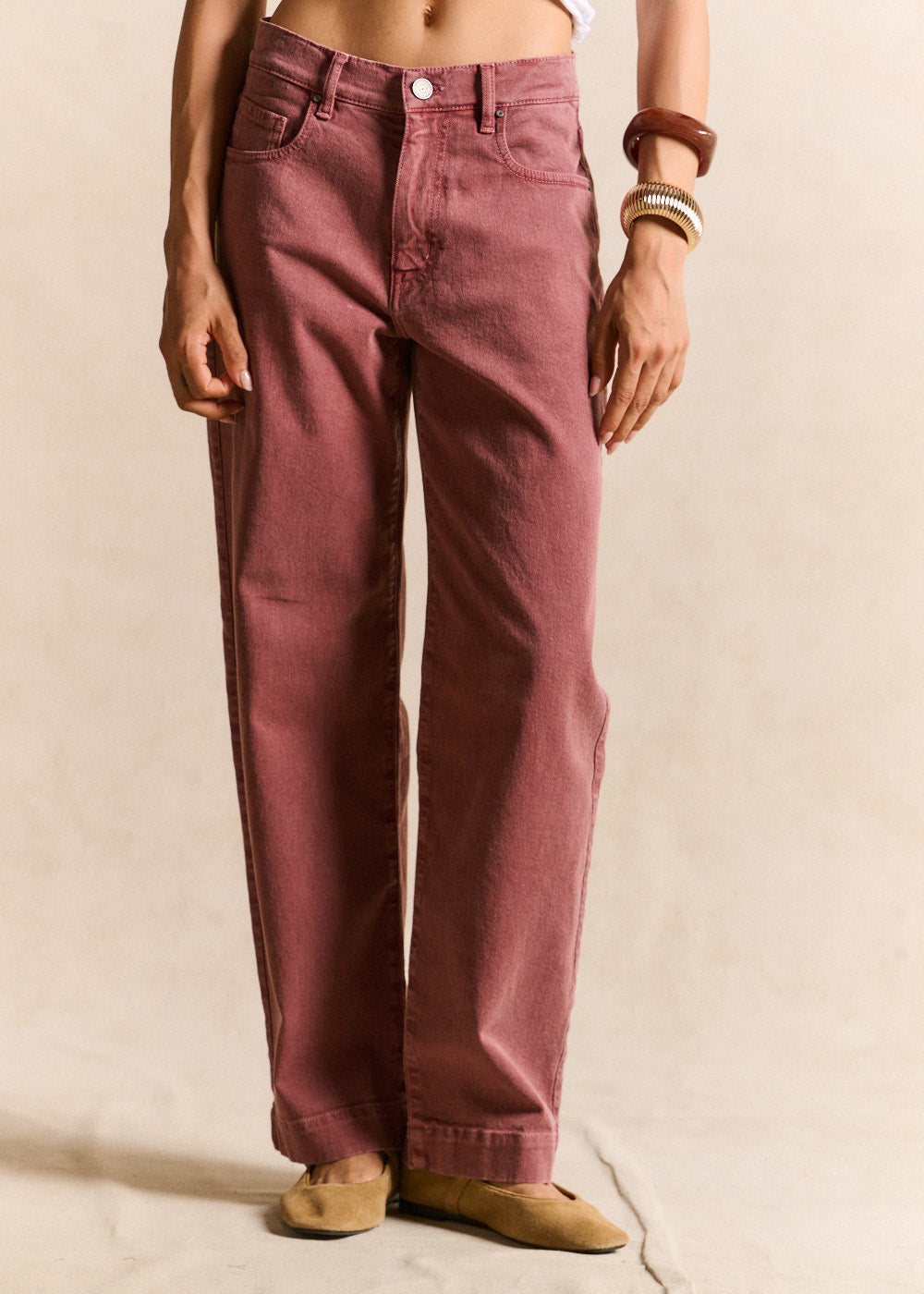 Straight-leg boyfriend jeans - Sud Express - 2 - Sud Express