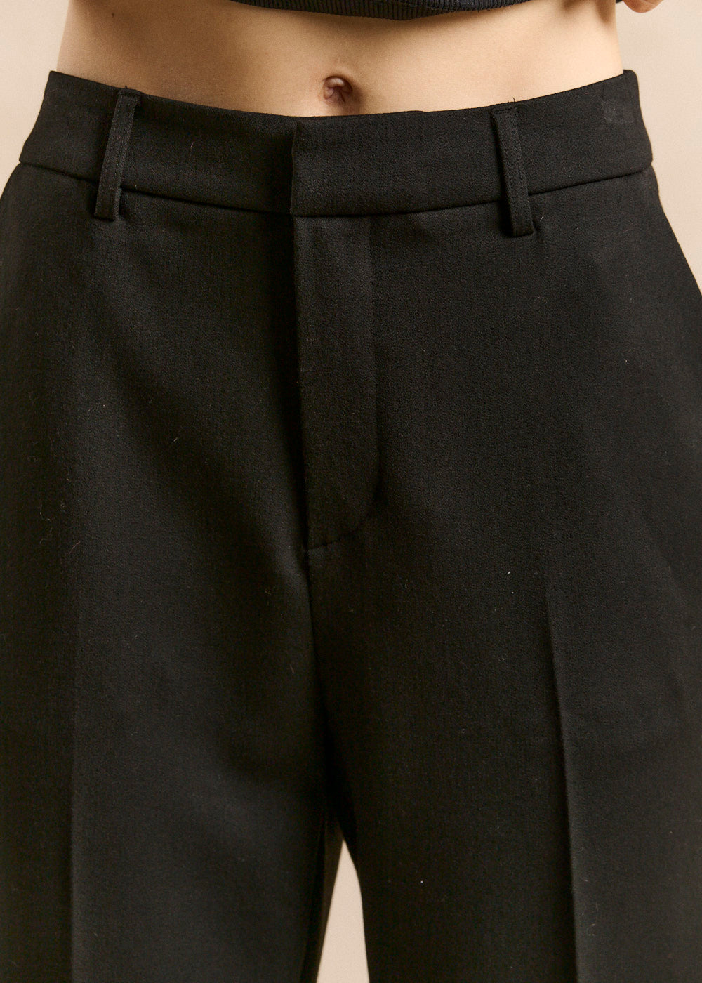 PARISMA Tailored trousers with integrated waistband - 2 - Sud Express - Sud Express