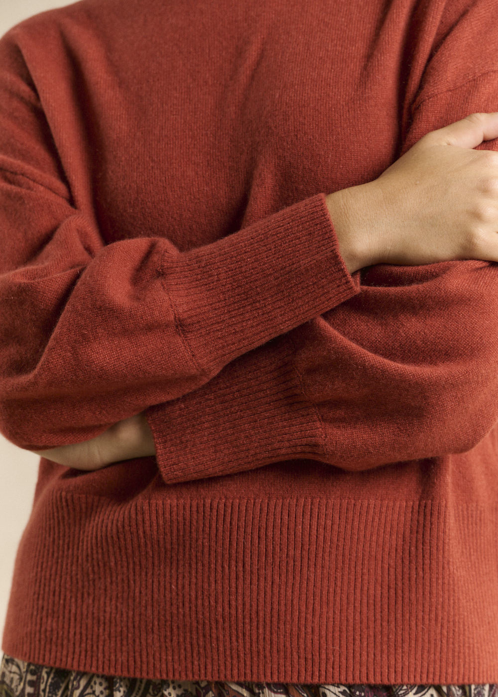 Cropped cashmere sweater  - Sud Express - 5 - Sud Express