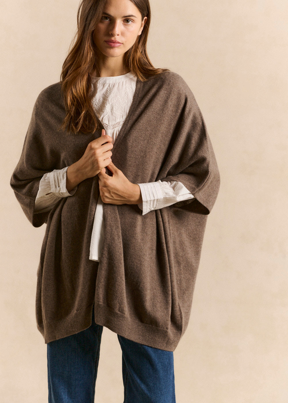 GWENAELLA Cardigan oversize en cachemire - 4 - Sud Express - Sud Express