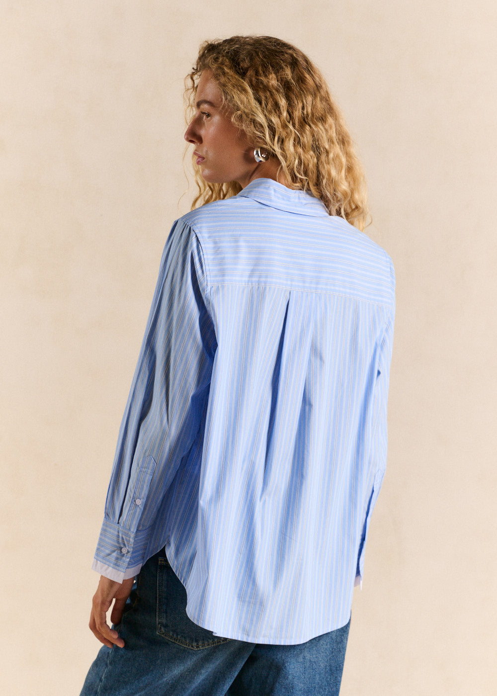 Oversized striped shirt - Sud Express - 3 - Sud Express