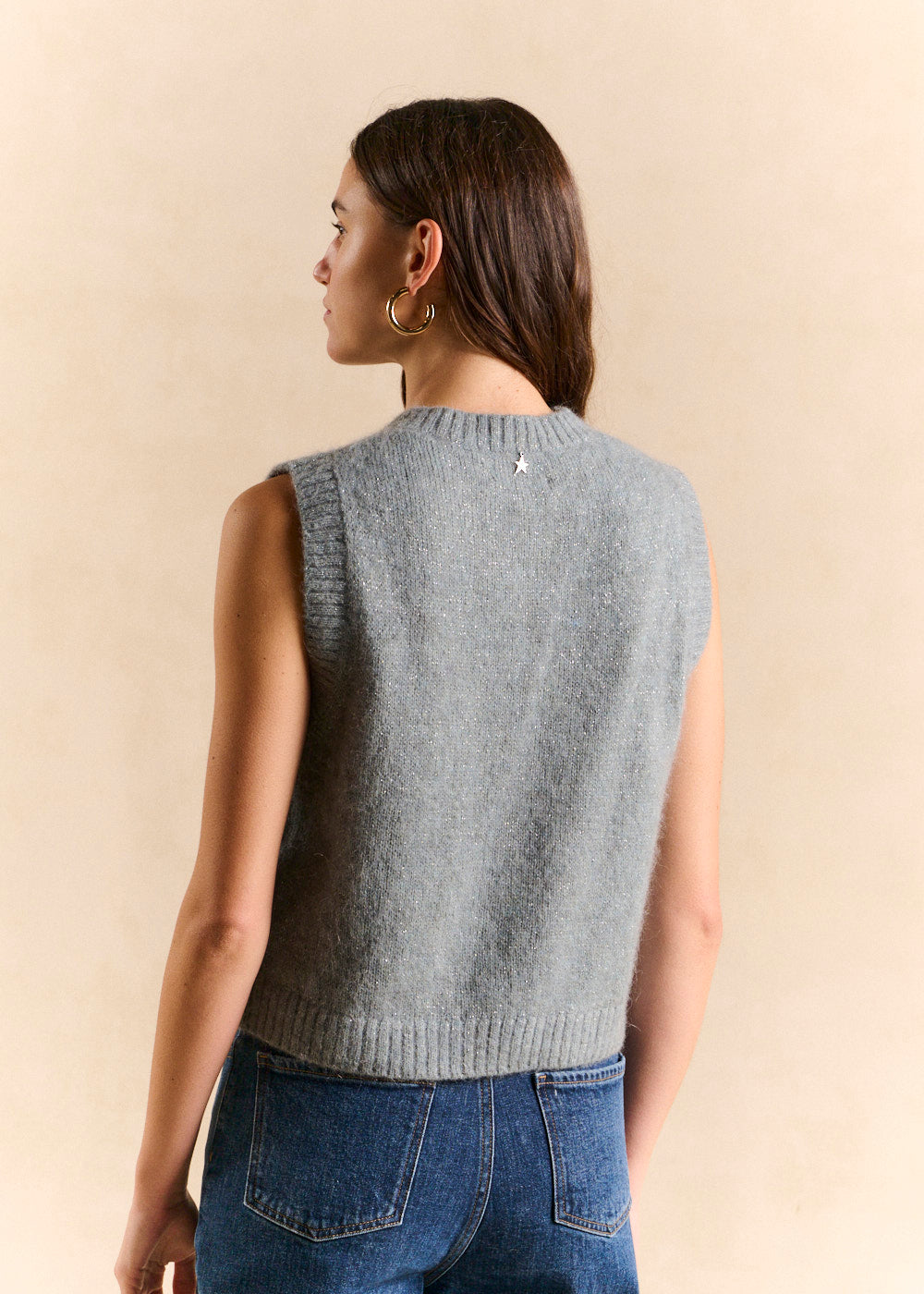 Gilet sans manches alpaga et lurex - Sud Express - 3 - Sud Express