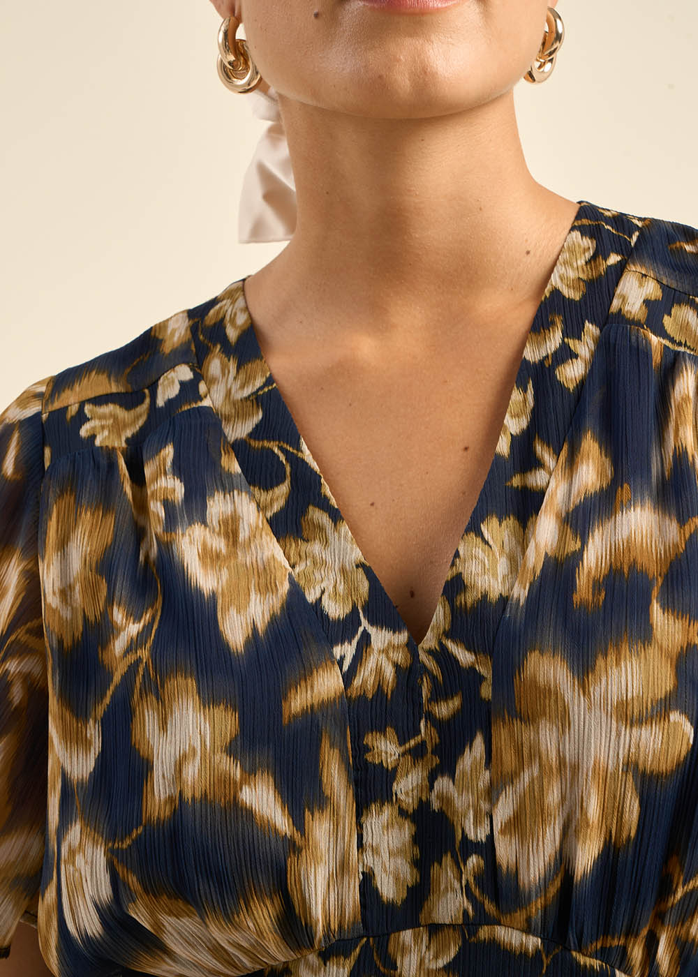Printed long dress - Sud Express - 2 - Sud Express