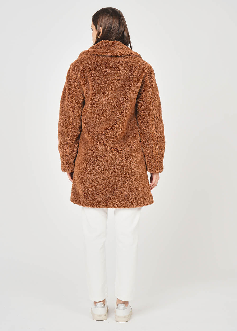 Mid-length faux fur coat - Sud Express - 3 - Sud Express