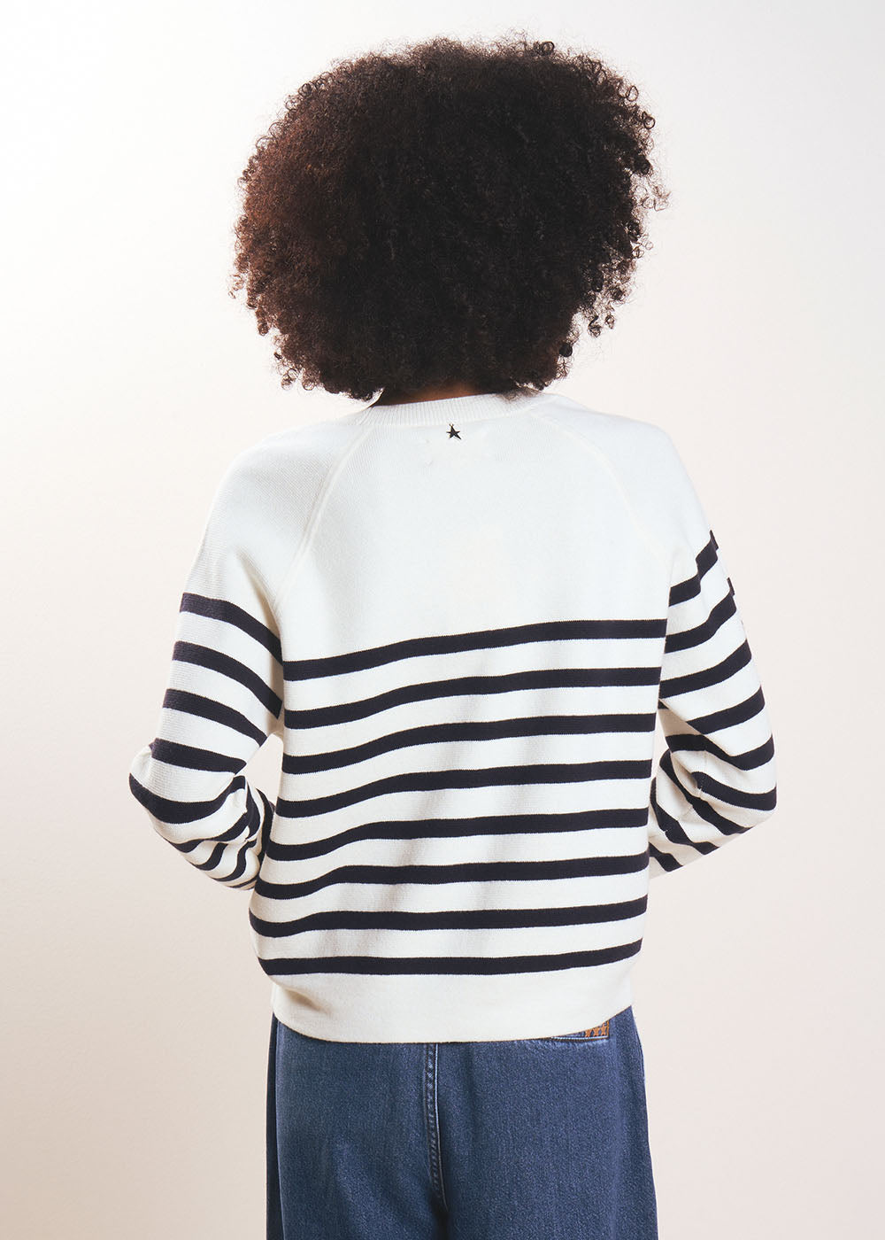 Round-neck sailor top - Sud Express - 3 - Sud Express