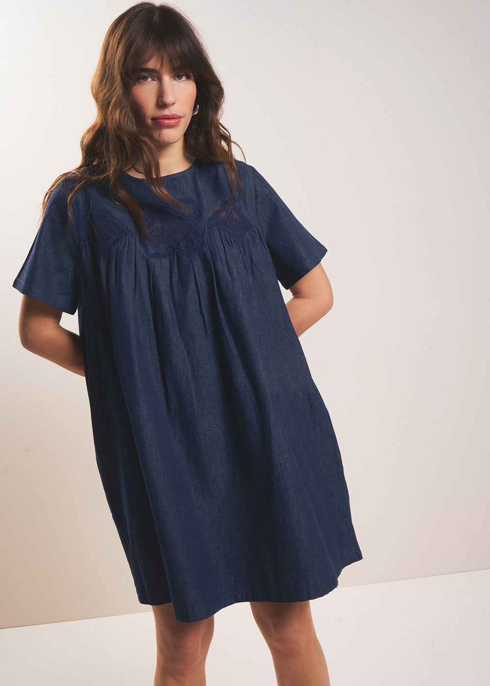 Short denim dress - Sud Express - 7 - Sud Express