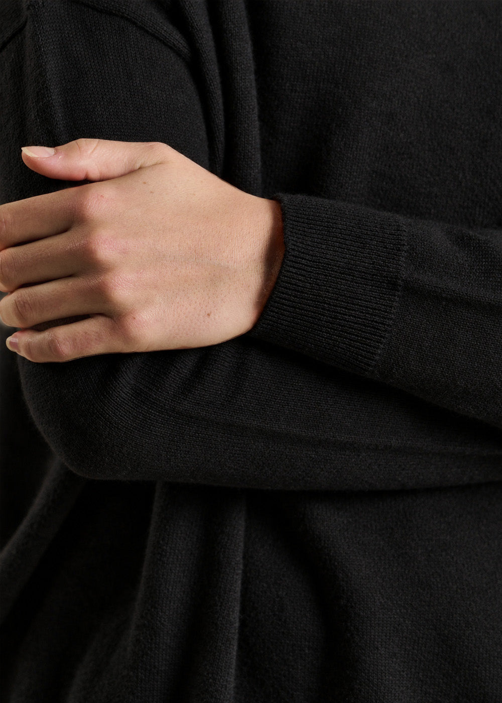 High-neck cashmere pullover, loose fit - Sud Express - 2 - Sud Express