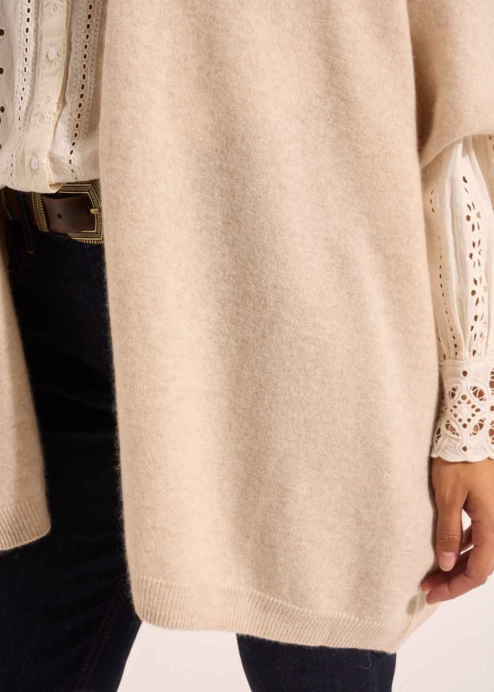 Loose-fitting cashmere cardigan - Sud Express - 4 - Sud Express