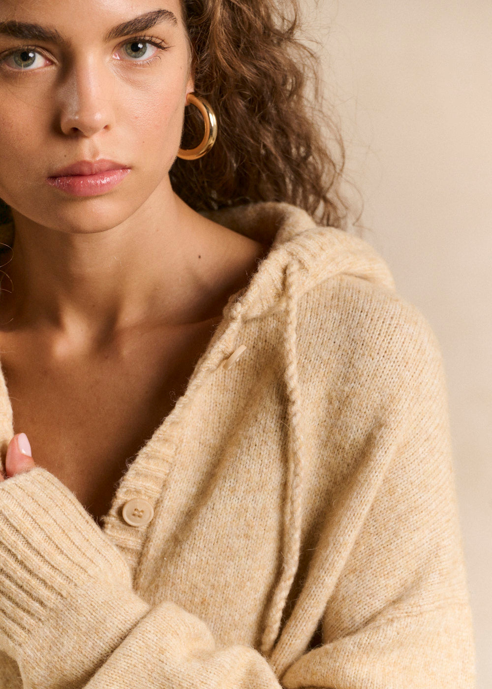 GLORIETTE Loose-fitting hooded jumper - 2 - Sud Express - Sud Express