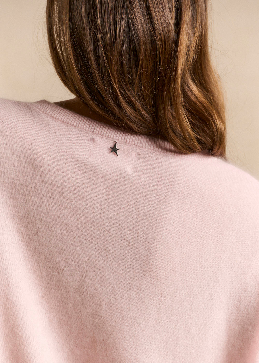 Boat neck sweater in brushed wool and cashmere - Sud Express - 4 - Sud Express