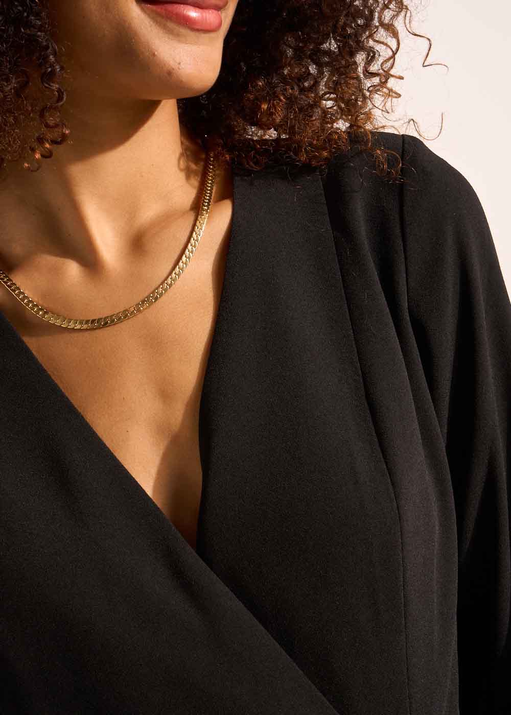 Short wrap dress with long sleeves - Sud Express - 6 - Sud Express