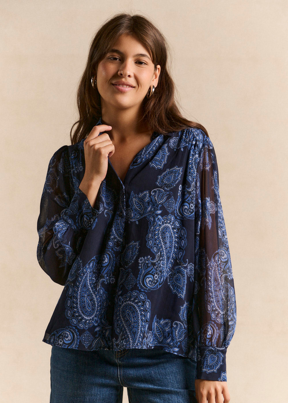 Paisley print shirt - Sud Express - 4 - Sud Express