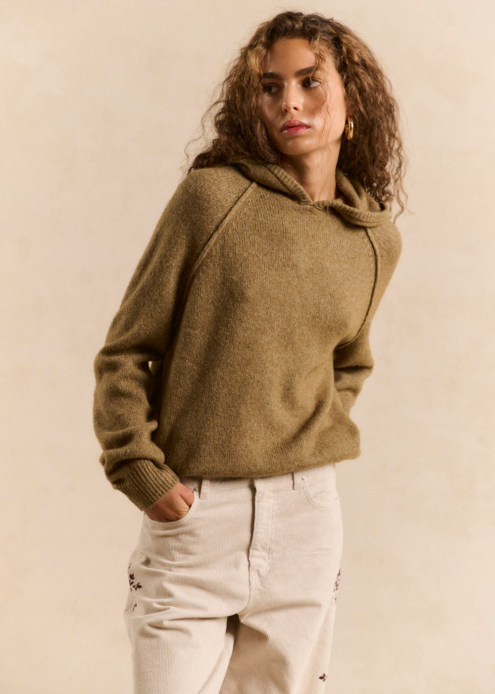 Thick knit hooded sweatshirt - Sud Express - 1 - Sud Express