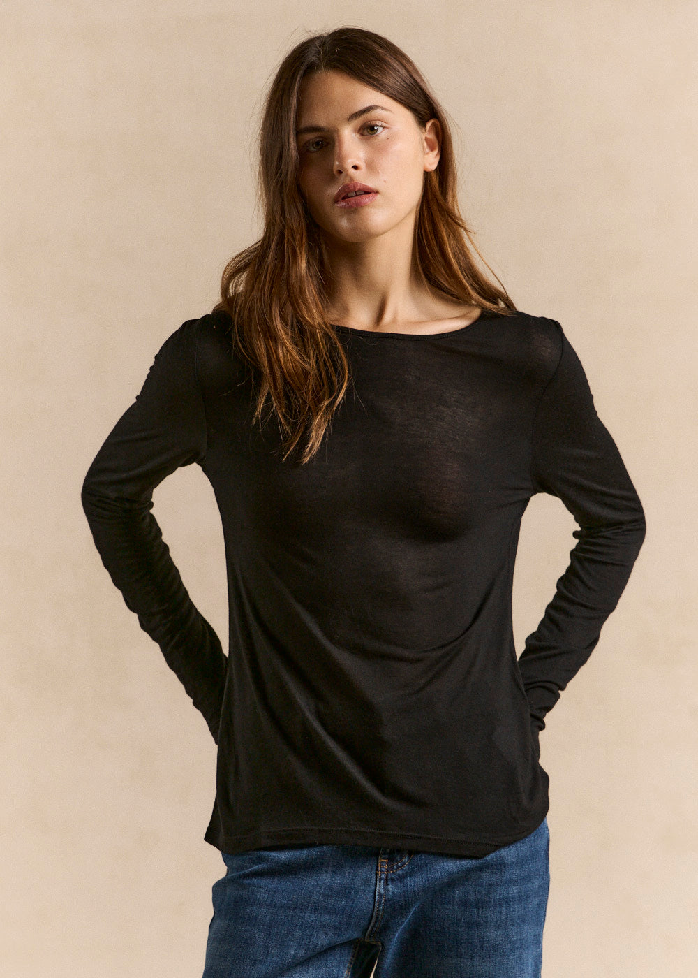 Long-sleeved crew-neck T-shirt - Sud Express - 1 - Sud Express